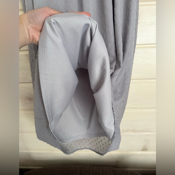 Savanna Jane Dress Size S Gray Colorful Floral Embroidered Holiday Thanksgiving - Picture 4 of 9